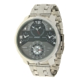 Ernest herenhorloge "Rough-Metal" zilver