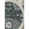 Ernest herenhorloge "Rough-Metal" zilver