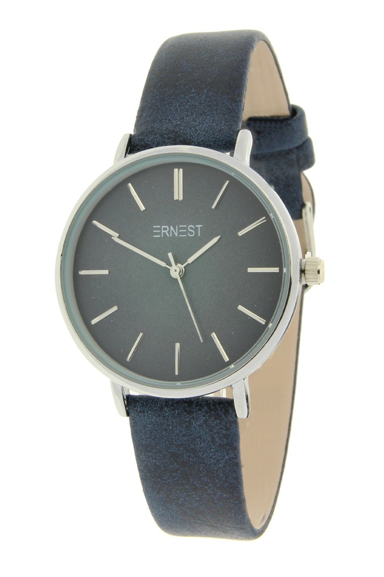 Ernest horloge Silver-Cindy-Medium FW18 donkerblauw Ernest horloge Silver-Cindy-Medium FW18 donkerblauw