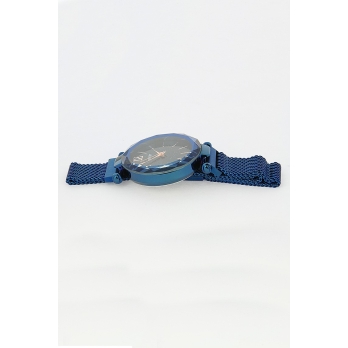 Ernest horloge "Fancy-Magnet" blauw-zwart