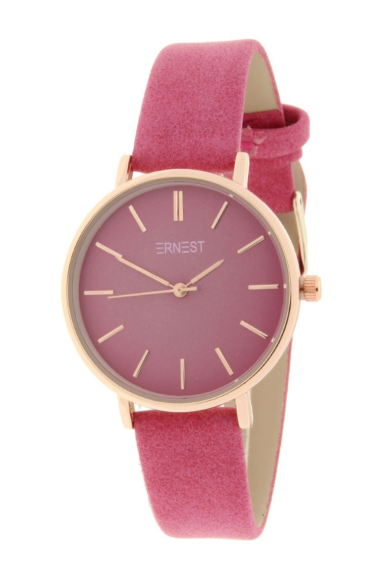 Ernest horloge Rosé-Cindy-Medium SS19 fuchsia Ernest horloge Rosé-Cindy-Medium SS19 fuchsia
