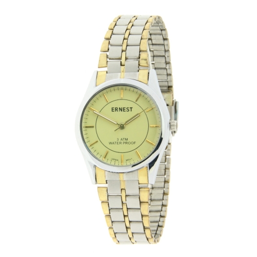 Ernest horloge "Bi-color Vintage" geel