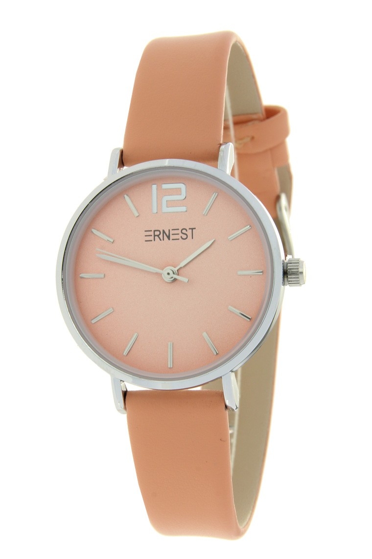 Ernest horloge Silver-Cindy-Mini SS20 zalm Ernest horloge Silver-Cindy-Mini SS20 zalm