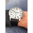 Ernest herenhorloge "Cameron" zwart-zilver