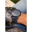 Ernest herenhorloge "Sueda" donkerblauw Ernest herenhorloge "Sueda" donkerblauw