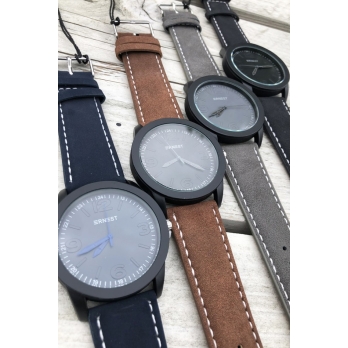 Ernest herenhorloge "Sueda" donkerblauw