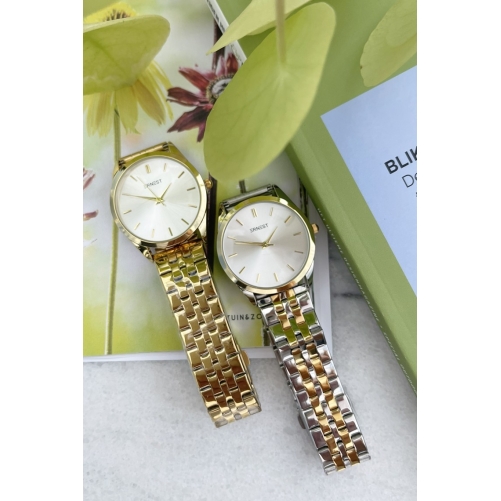 Ernest horloge "Charlie" bi-color goud-zilver