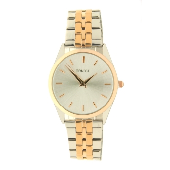Ernest horloge "Charlie" bi-color rosé-zilver