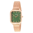 Ernest horloge ""Harmina Medium" rosé-groen