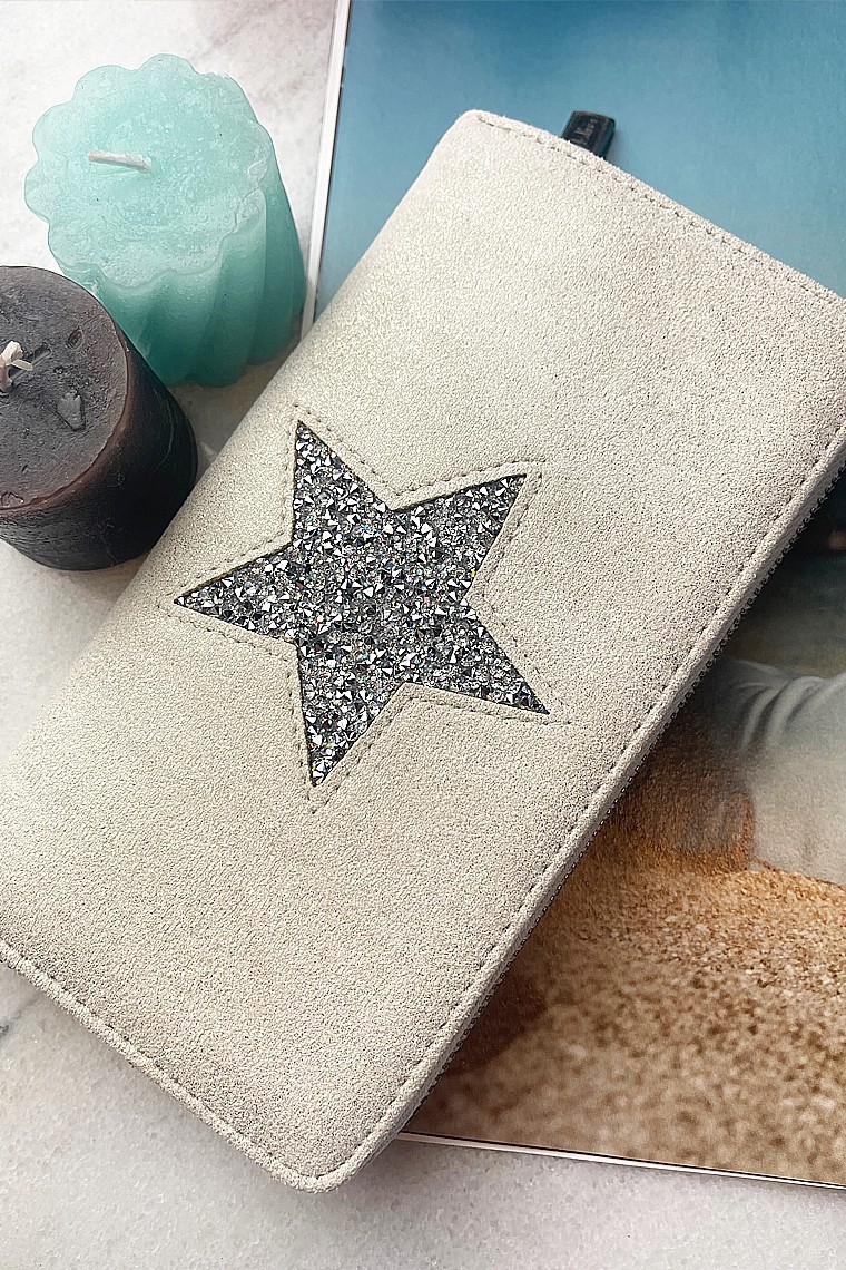 Portemonnee "Starry Starry Night" beige