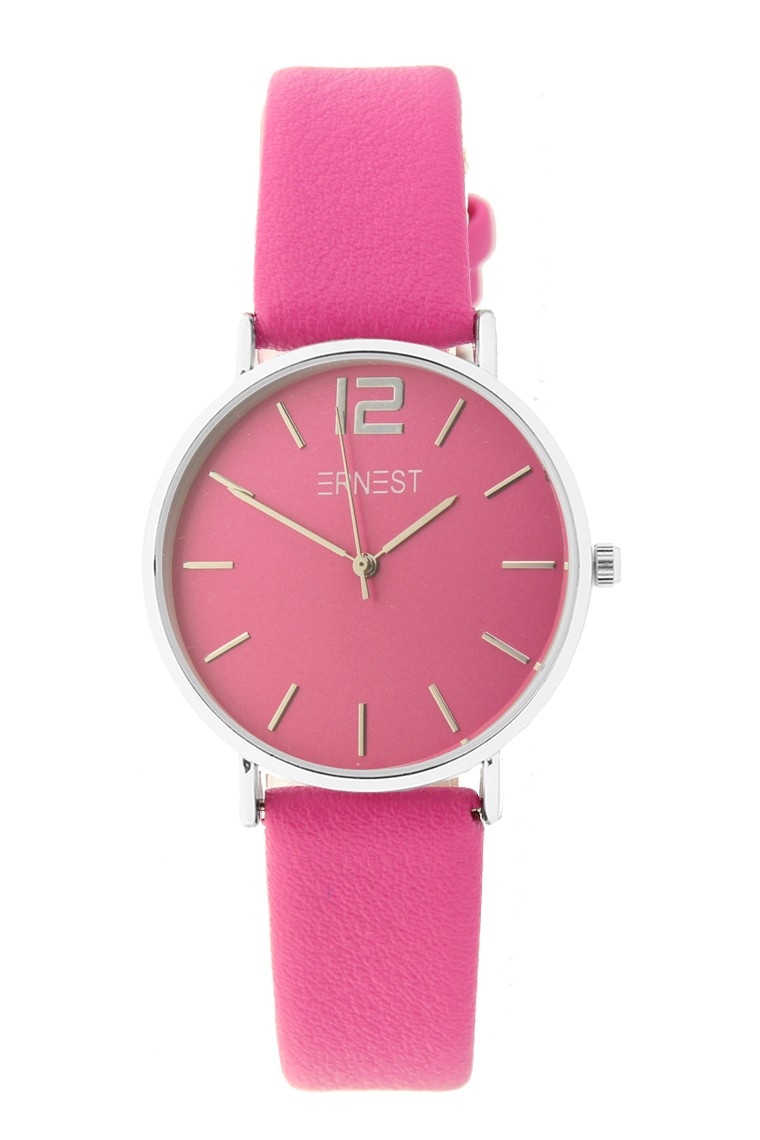 Ernest horloge Silver-Cindy-Mini SS22 fuchsia