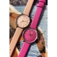 Ernest horloge Silver-Cindy-Mini SS22 fuchsia