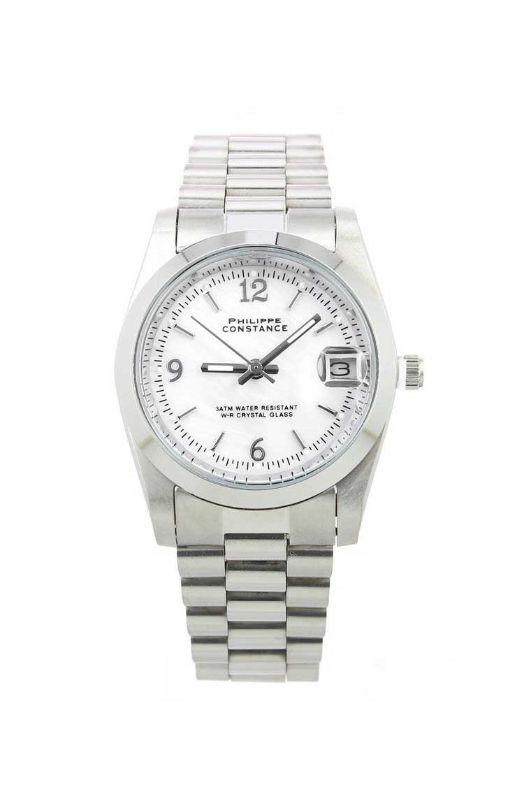 Philippe Constance "Large Silver" plain white marble Philippe Constance "Large Silver" plain white marble