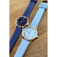 Ernest horloge Gold-Richelle blauw