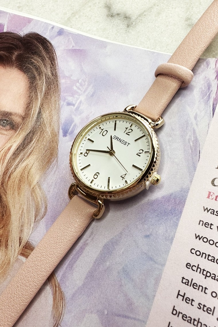 Ernest horloge "Gold-Gaby" nude-pink
