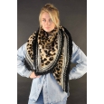 Omslagdoek "Leopard-Luxury" taupe Omslagdoek "Leopard-Luxury" taupe