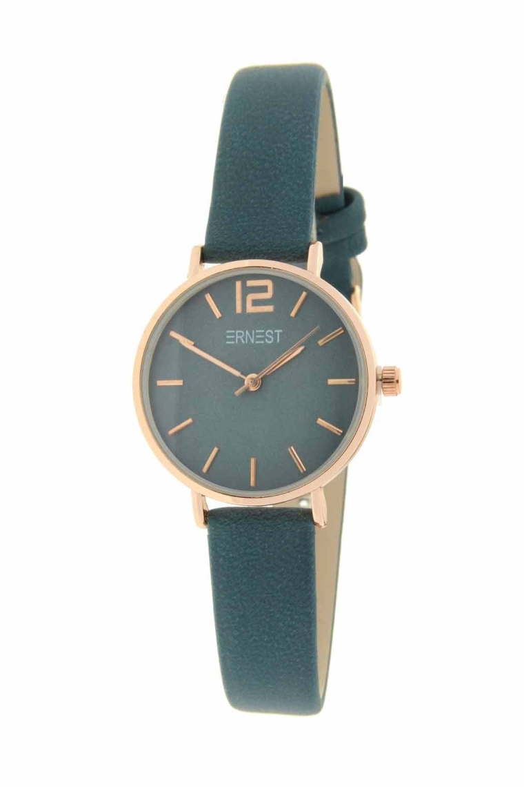 Ernest horloge Rosé-Cindy-Mini FW23 petrol Ernest horloge Rosé-Cindy-Mini FW23 petrol