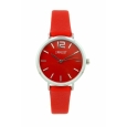 Ernest horloge Silver-Cindy Medium FW23 rood Ernest horloge Silver-Cindy Medium FW23 rood